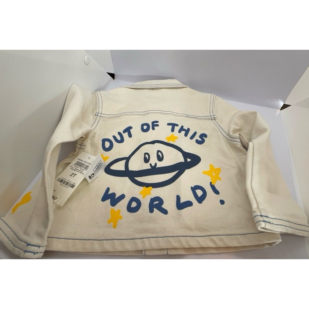 NEW toddler boys size 2T Epic Threads light denim jacket.